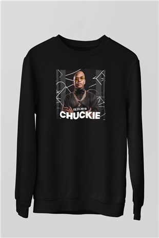 Chuckie Siyah Unisex Sweatshirt