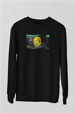 Chuckie Siyah Unisex Sweatshirt