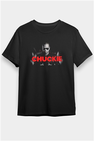 Chuckie Siyah Unisex Tişört T-Shirt - TişörtFabrikası