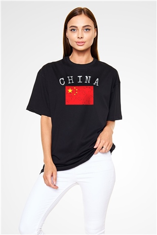 Çin Siyah Oversize Tişört Oversize T-shirt - TişörtFabrikası