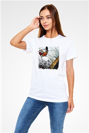 Circa Survive Baskılı Unisex Beyaz Tişört