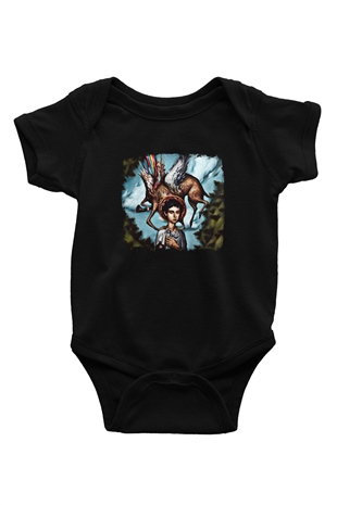 Circa Survive Baskılı Unisex Siyah Bebek Body - Zıbın