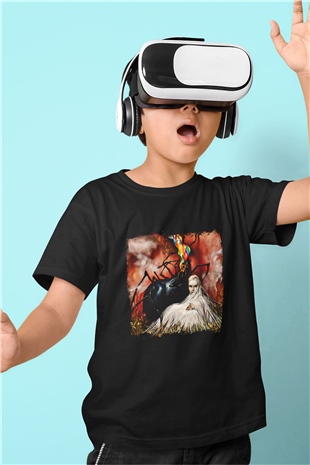 Circa Survive Baskılı Unisex Siyah Çocuk Tişört