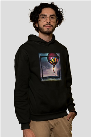 Circa Survive Baskılı Unisex Siyah Hoodie