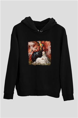 Circa Survive Baskılı Unisex Siyah Hoodie