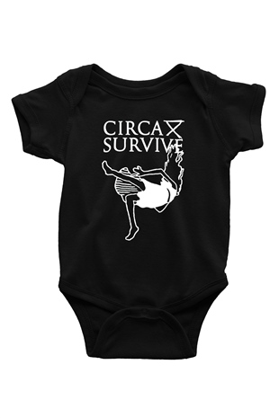 Circa Survive Siyah Bebek Body - Zıbın