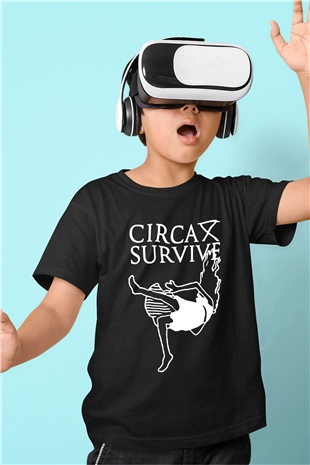Circa Survive Siyah Unisex Çocuk Tişört