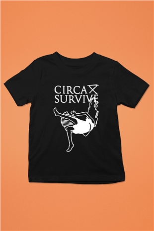 Circa Survive Siyah Unisex Çocuk Tişört