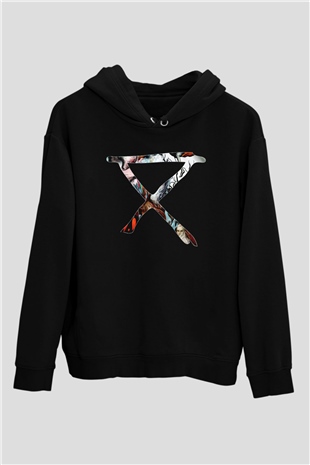 Circa Survive Siyah Unisex Kapüşonlu Sweatshirt