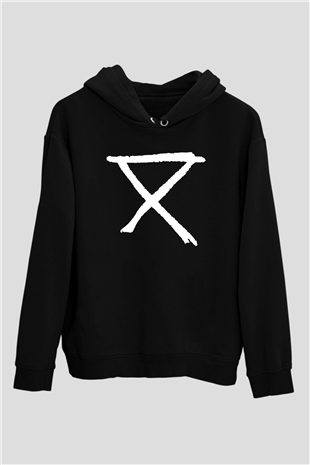 Circa Survive Siyah Unisex Kapüşonlu Sweatshirt