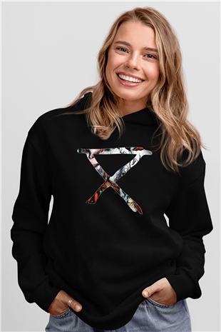 Circa Survive Siyah Unisex Kapüşonlu Sweatshirt