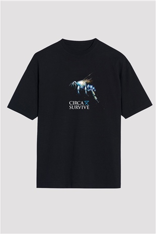 Circa Survive Siyah Oversize Tişört Oversize T-shirt - TişörtFabrikası
