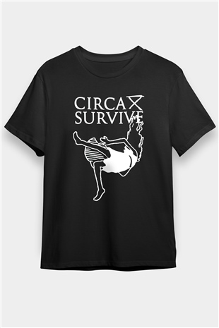 Circa Survive Siyah Unisex Tişört T-Shirt - TişörtFabrikası