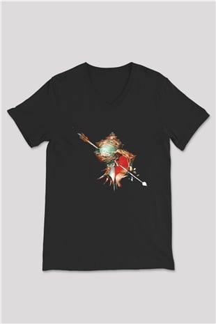 Circa Survive Siyah Unisex V Yaka Tişört