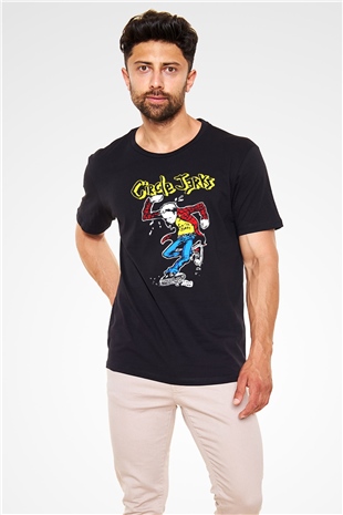 Circle Jerks Siyah Unisex Tişört T-Shirt - TişörtFabrikası