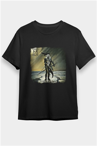 Cirith Ungol Baskılı Unisex Siyah Tişört