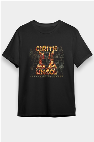 Cirith Ungol Baskılı Unisex Siyah Tişört