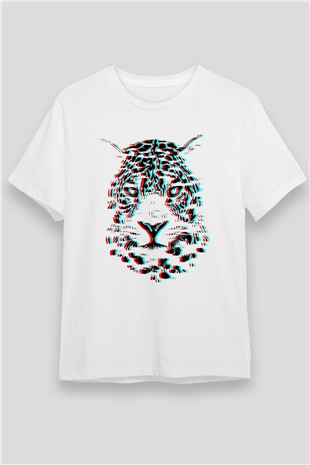 Çita Beyaz Unisex Tişört T-Shirt - TişörtFabrikası