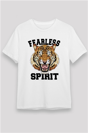Çita Beyaz Unisex Tişört T-Shirt - TişörtFabrikası