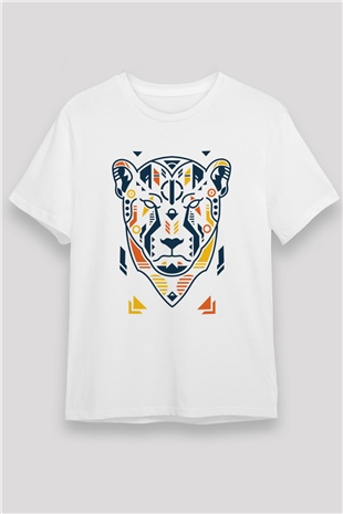 Çita Beyaz Unisex Tişört T-Shirt - TişörtFabrikası