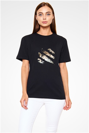 Çita Siyah Unisex Tişört T-Shirt - TişörtFabrikası