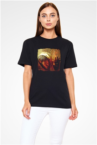 Clan of Xymox Baskılı Unisex Siyah Tişört