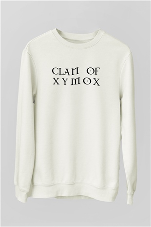 Clan of Xymox Beyaz Unisex Sweatshirt