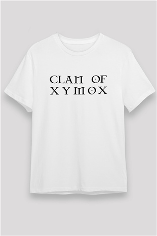 Clan of Xymox Beyaz Unisex Tişört T-Shirt - TişörtFabrikası