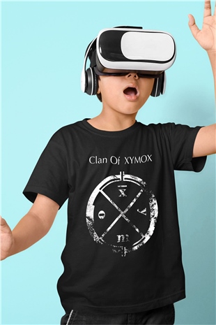 Clan of Xymox Siyah Unisex Çocuk Tişört
