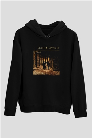 Clan of Xymox Siyah Unisex Hoodie