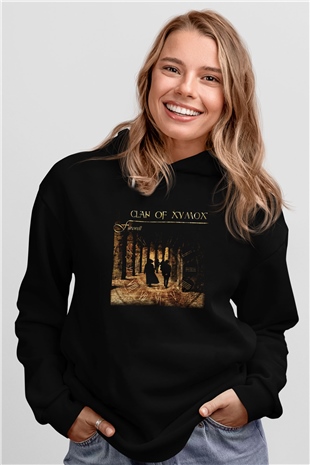Clan of Xymox Siyah Unisex Hoodie