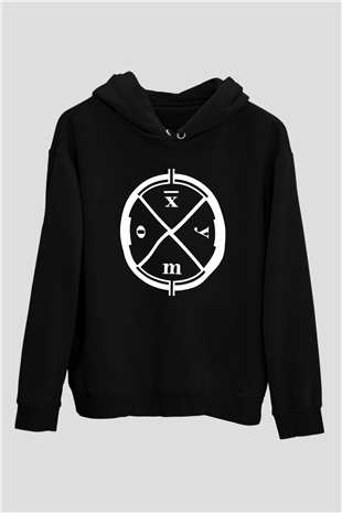 Clan of Xymox Siyah Unisex Kapüşonlu Sweatshirt