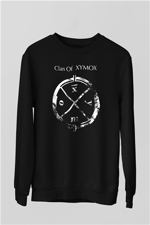 Clan of Xymox Siyah Unisex Sweatshirt