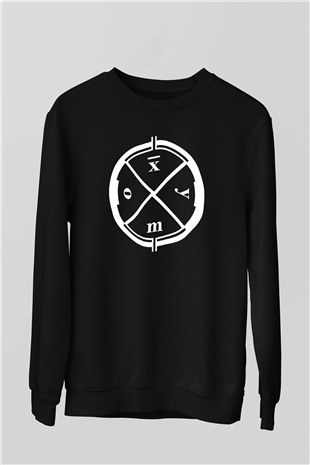 Clan of Xymox Siyah Unisex Sweatshirt