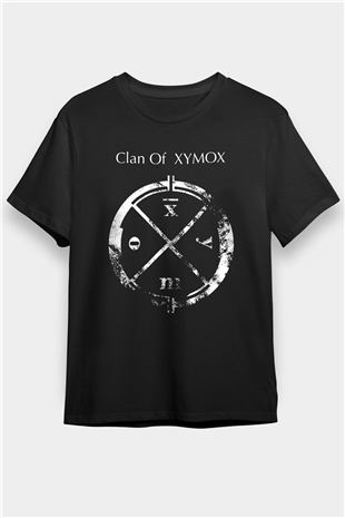 Clan of Xymox Siyah Unisex Tişört T-Shirt - TişörtFabrikası