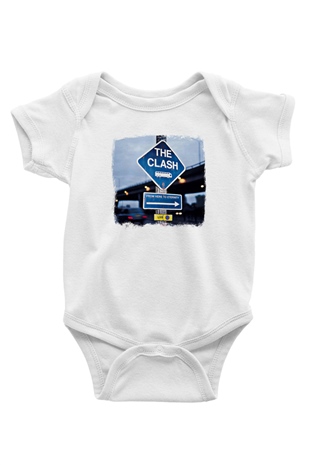 Clash (The) Baskılı Unisex Beyaz Bebek Body - Zıbın
