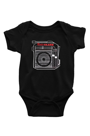 Clash (The) Baskılı Unisex Siyah Bebek Body - Zıbın
