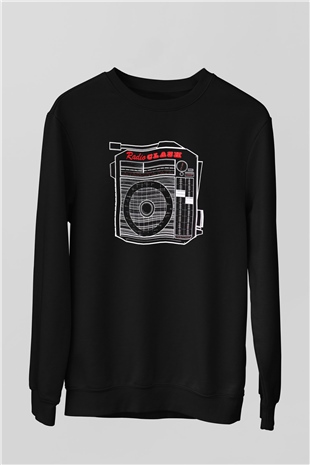 Clash (The) Baskılı Unisex Siyah Sweatshirt