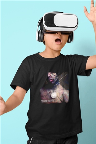 Clawfinger Baskılı Unisex Siyah Çocuk Tişört