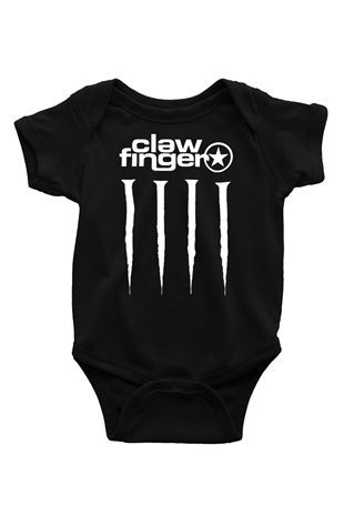 Clawfinger Siyah Bebek Body - Zıbın
