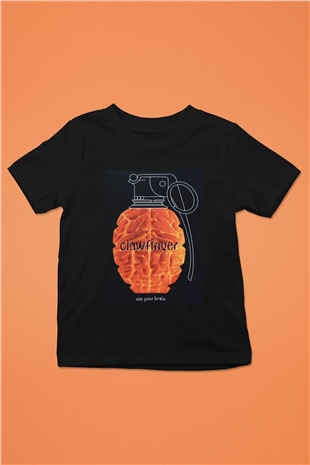 Clawfinger Siyah Unisex Çocuk Tişört