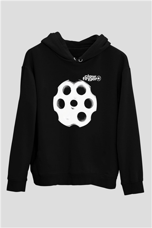 Clawfinger Siyah Unisex Kapüşonlu Sweatshirt