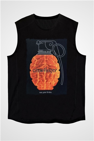 Clawfinger Siyah Unisex Kolsuz Tişört