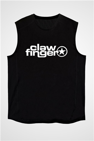 Clawfinger Siyah Unisex Kolsuz Tişört