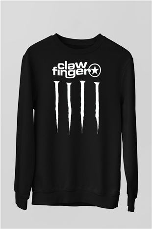 Clawfinger Siyah Unisex Sweatshirt