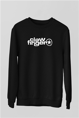 Clawfinger Siyah Unisex Sweatshirt