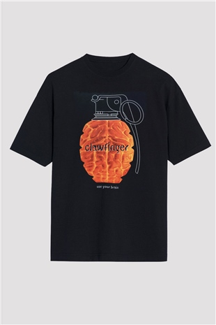 Clawfinger Siyah Oversize Tişört Oversize T-shirt - TişörtFabrikası