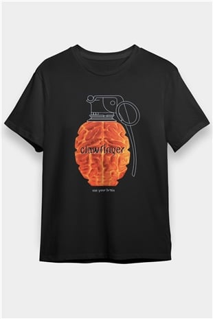 Clawfinger Siyah Unisex Tişört T-Shirt - TişörtFabrikası