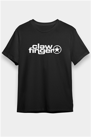 Clawfinger Siyah Unisex Tişört T-Shirt - TişörtFabrikası