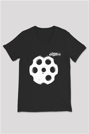 Clawfinger Siyah Unisex V Yaka Tişört